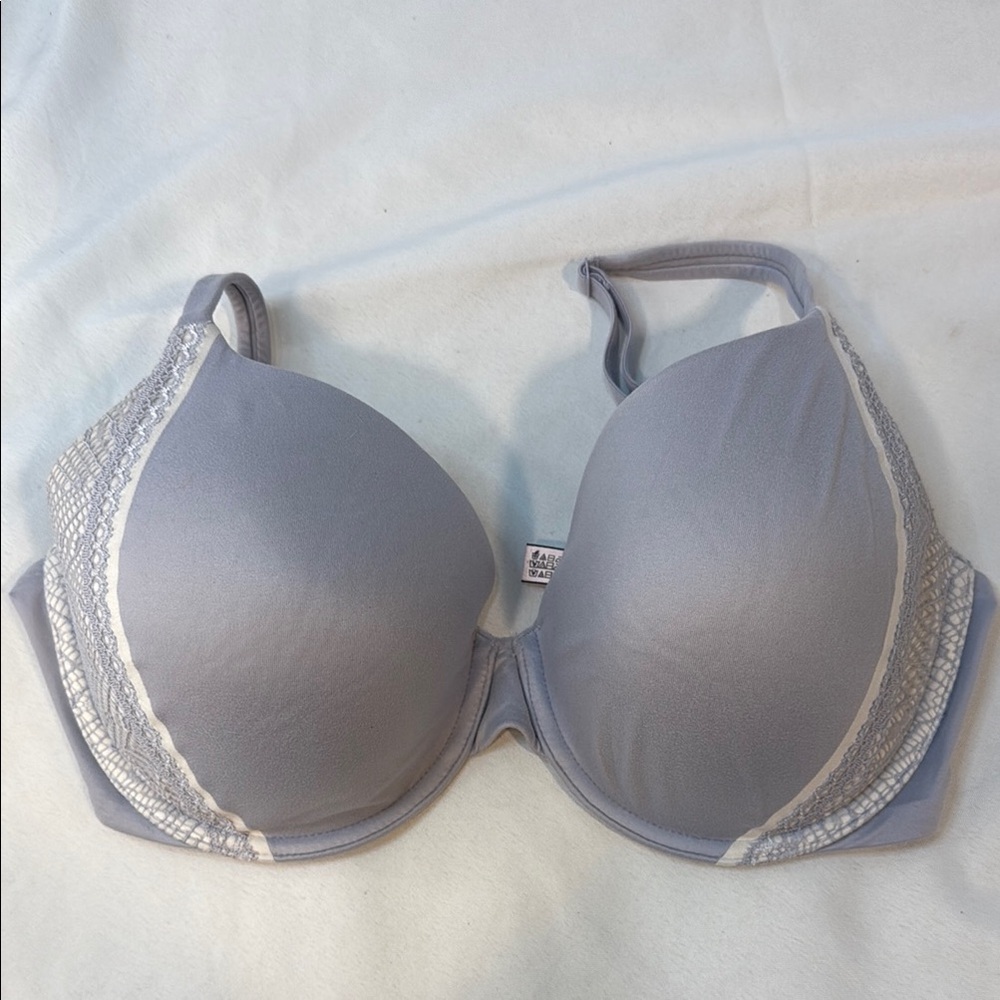 VS Body by Victoria, lined perfect coverage, periwinkle blue & lace, Size 34DD